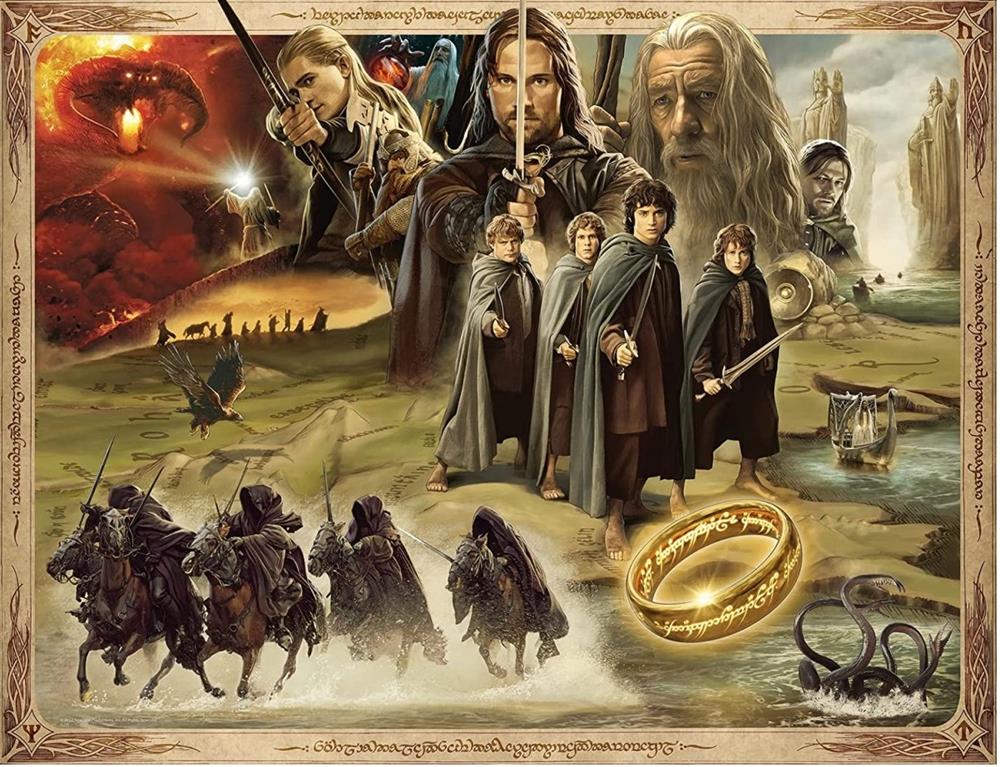 RAVENSBURGER PUZZLE 2000 PZ. THE LORD OF THE RING 169276