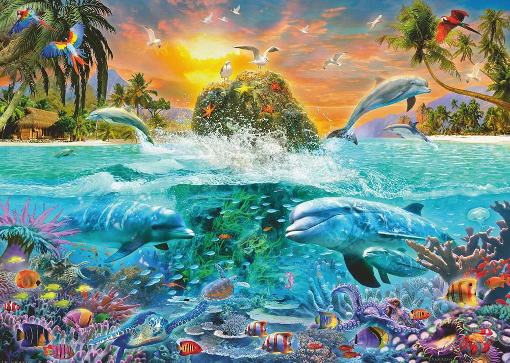 RAVENSBURGER PUZZLE UN TUFFO ALLE MALDIVE 2000 PZ 17441