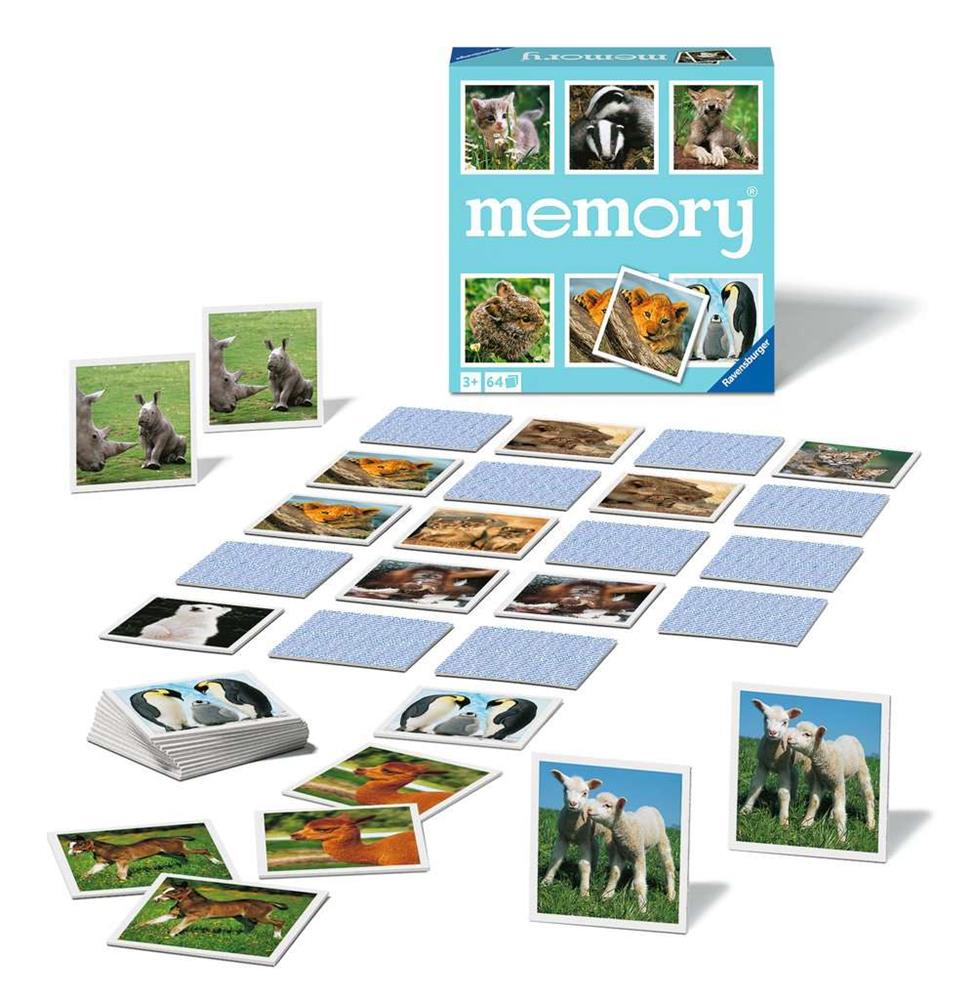 RAVENSBURGER MEMORY® ANIMAL BABIES 64 PZ 20879