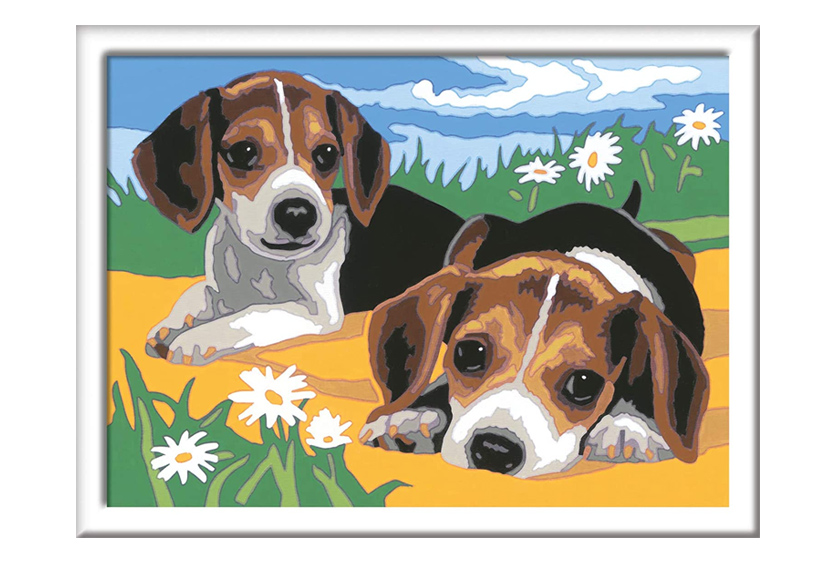 RAVENSBURGER CREART SERIE D - CUCCIOLI JACK RUSSELL 28939