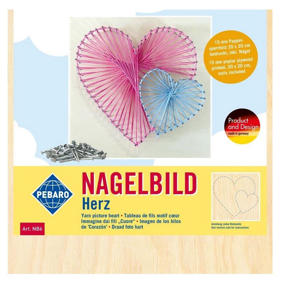 PEBARO FORMA DI CUORE PER NAIL ART NB6