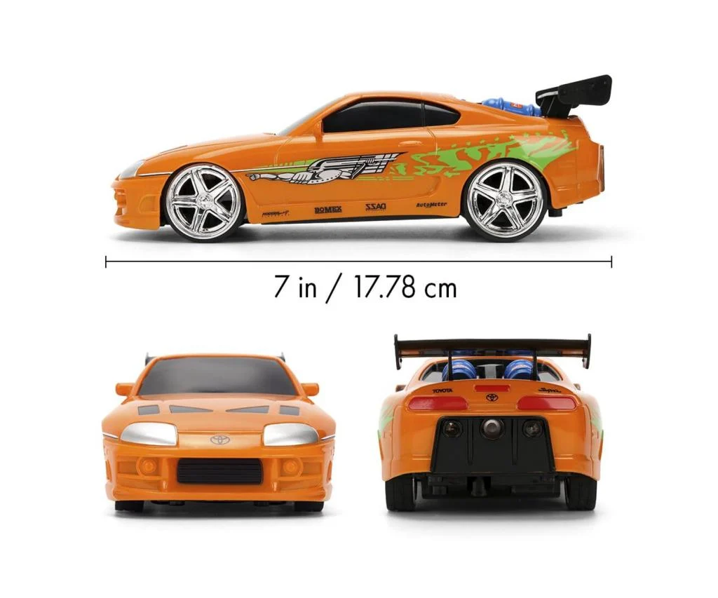 JADA FAST&FURIUOS RC 1995 TOYOTA SUPRA NITRO POWERED VAPOR 1:24