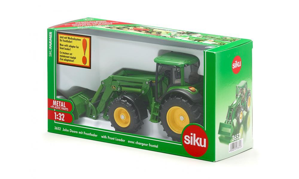 SIKU 3652 D/C TRATTJOHN DEERE+PALA