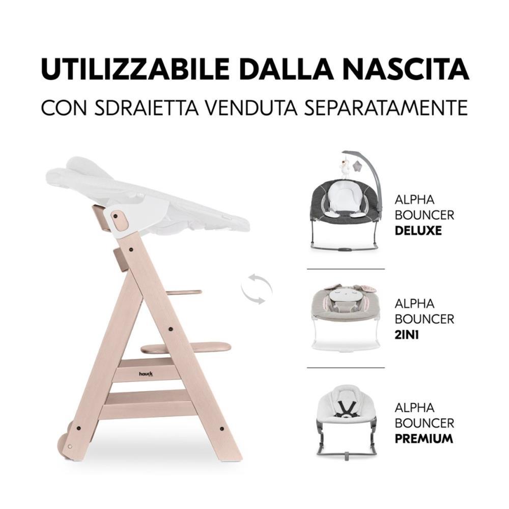 HAUCK SEGGIOLONE BETA+ WHITE SBIANCATO