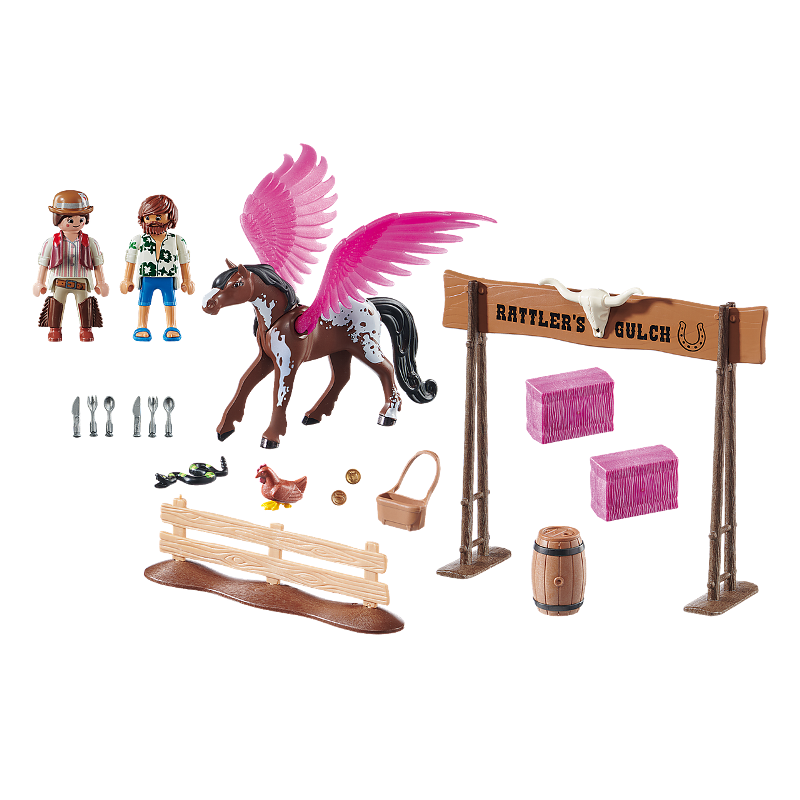 PLAYMOBIL: THE MOVIE MARLA E DEL CON CAVALLO ALATO 70074