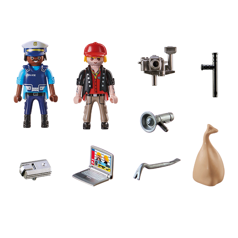 PLAYMOBIL  STARTER PACK POLIZIA 70498