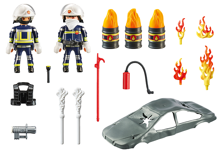 PLAYMOBIL CITY ACTION STARTER PACK ESERCITAZIONE DEI POMPIERI 70907