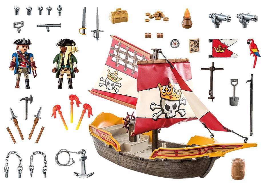 PLAYMOBIL PIRATES NAVE PIRATA 7141