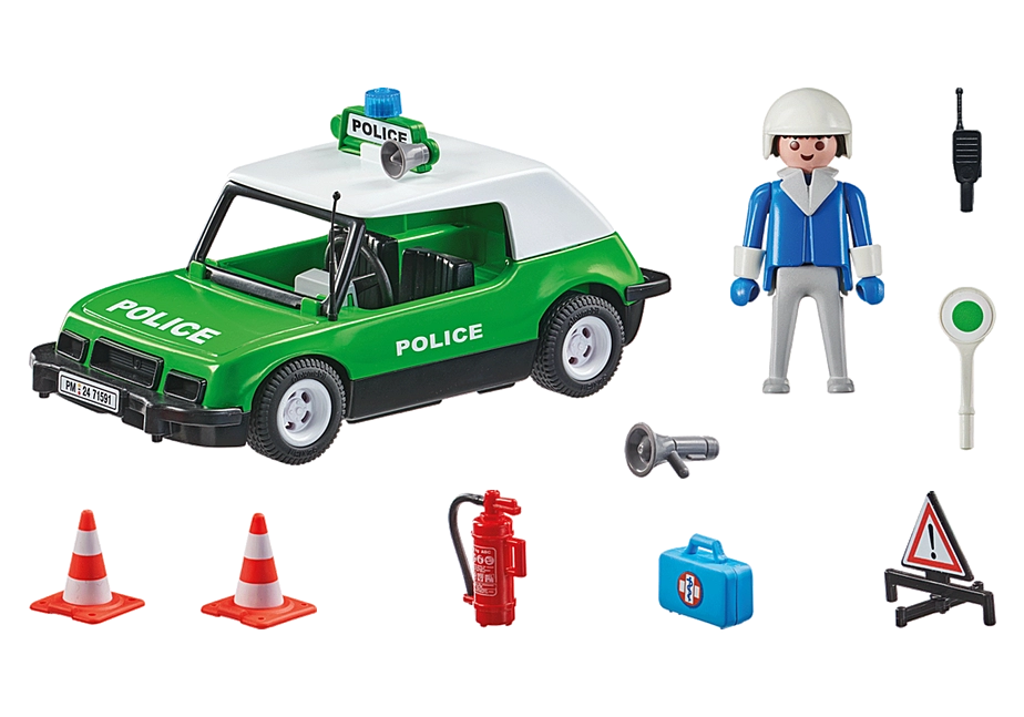 PLAYMOBIL AUTO DELLA POLIZIA CLASSICA 71591