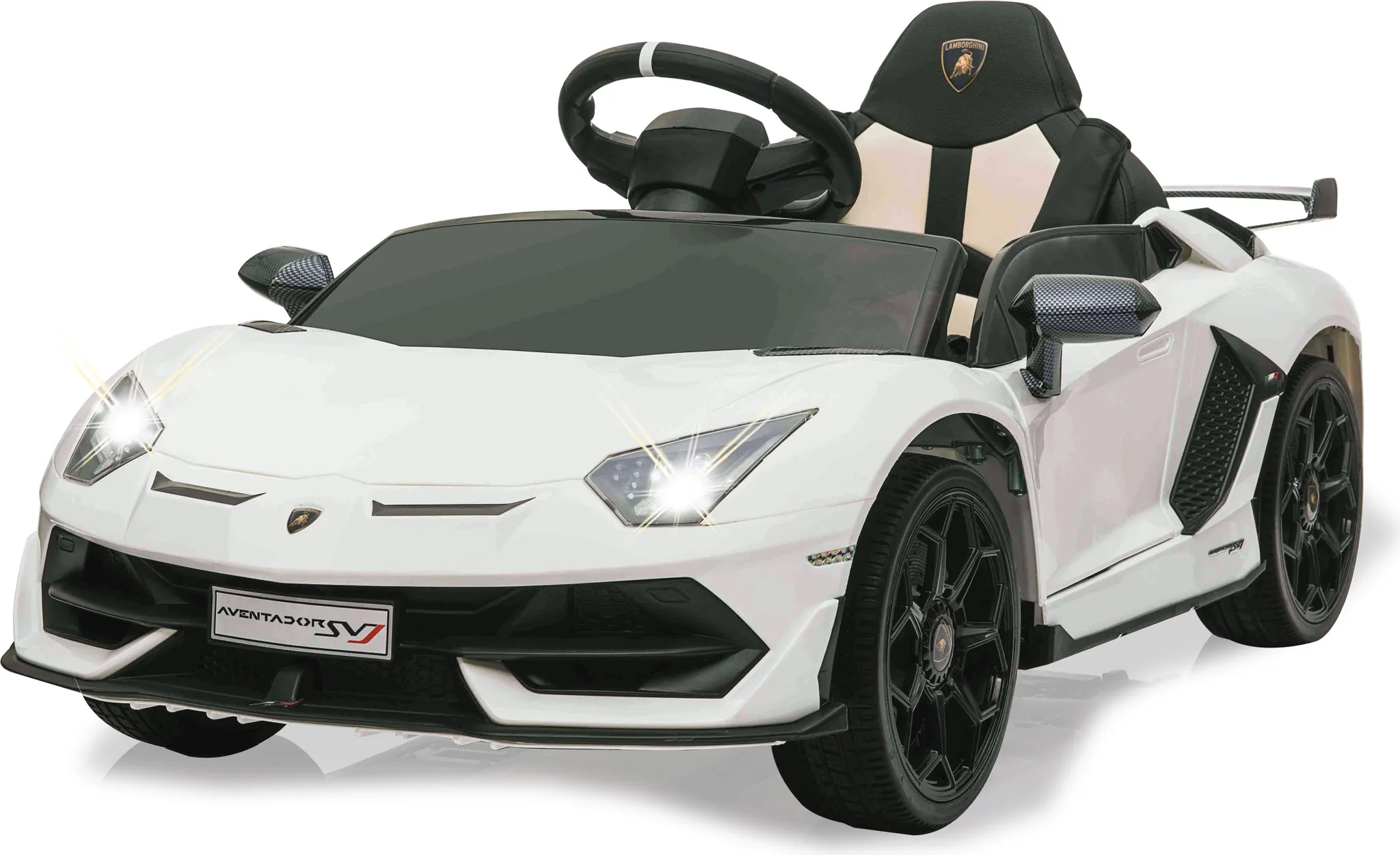 JAMARA RIDE-ON LAMBORGHINI AVENTADOR SVJ BIANCO 12V 2,4GHZ 460687 JAMARA RIDE-ON LAMBORGHINI AVENTADOR SVJ BIANCO 12V 2,4GHZ 460687