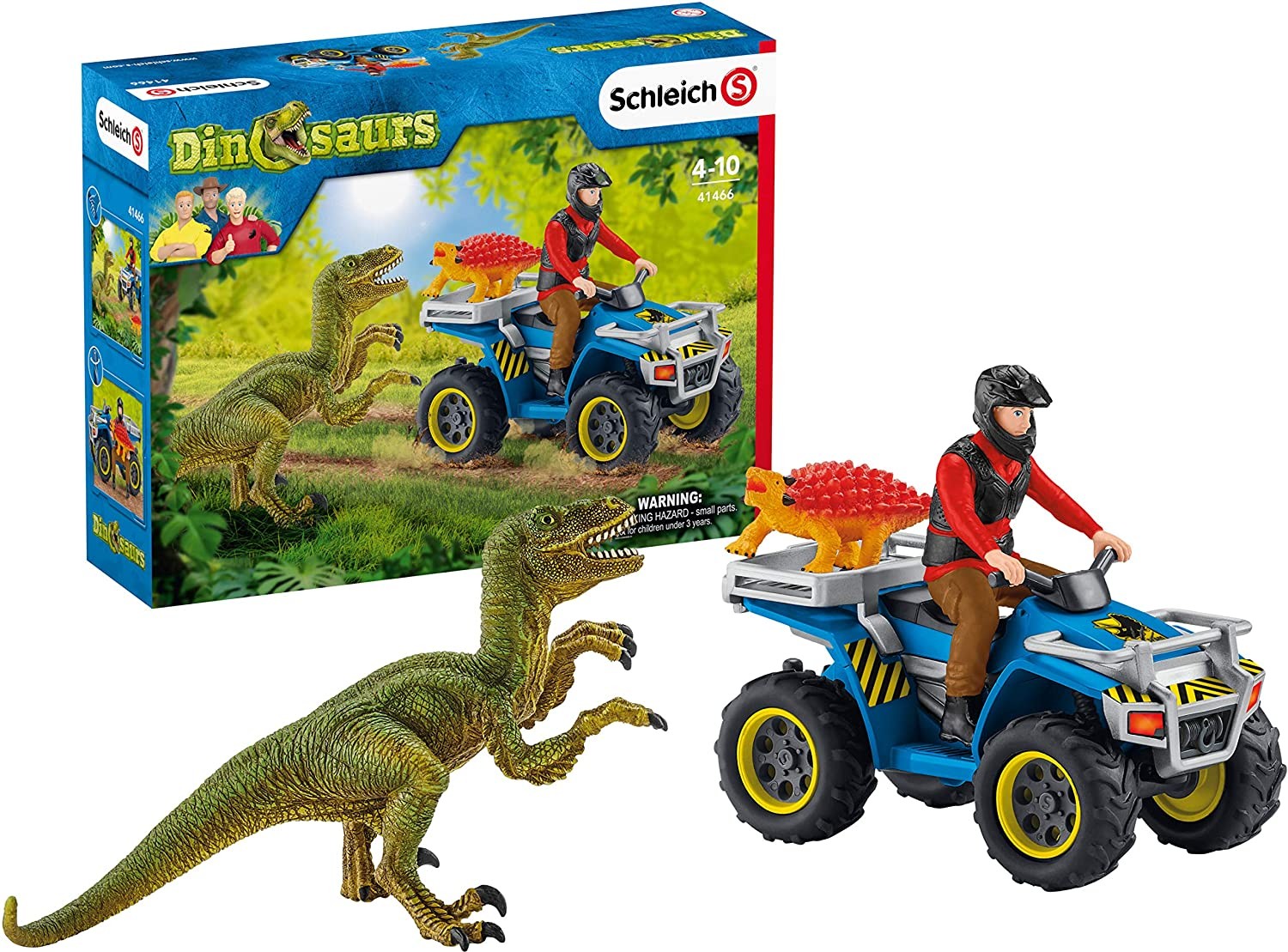 SCHLEICH DINOSAURS FUGA SUL QUAD 41466