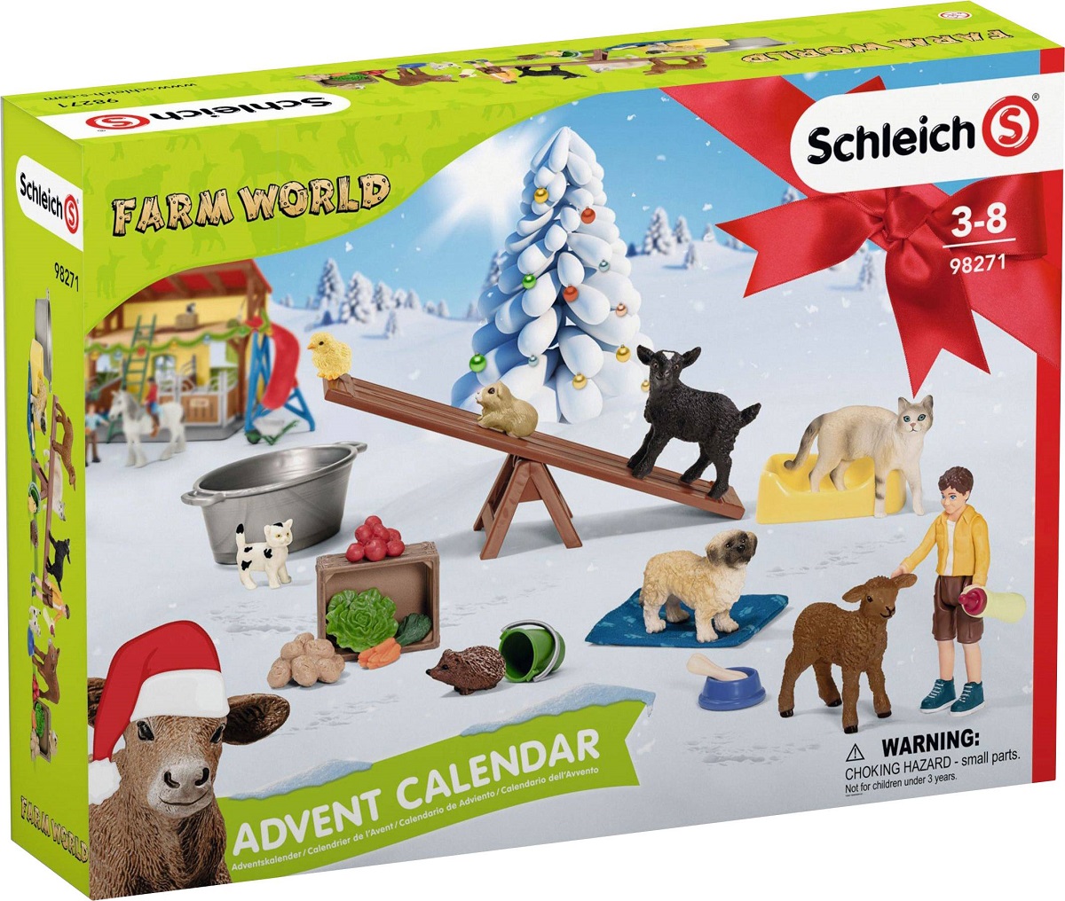 SCHLEICH CALENDARIO DELL'AVVENTO FARM WORLD 98271