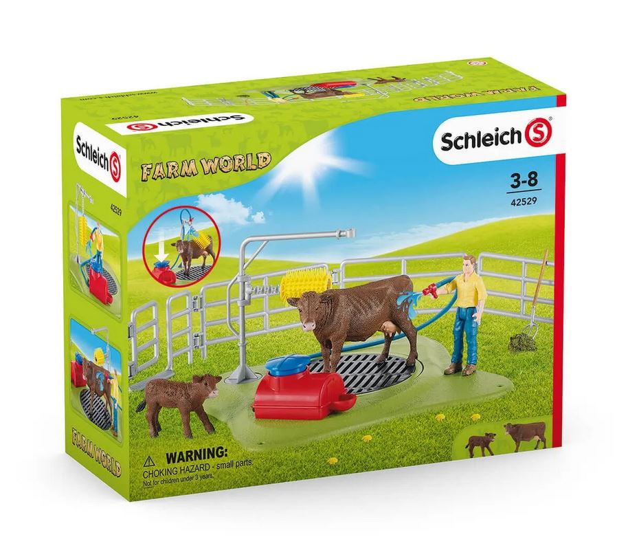 SCHLEICH FARM WORLD LAVAGGIO MUCCHE 42529