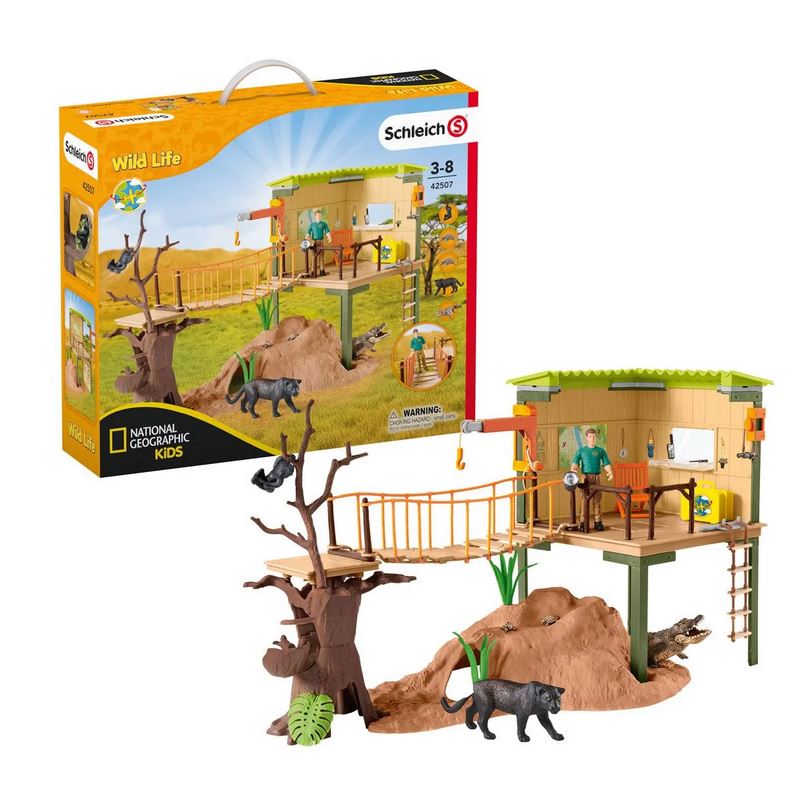 SCHLEICH WILD LIFE STAZIONE AVVENTURA CON RANGER 42507