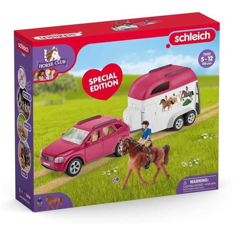 SCHLEICH HORSE CLUB SUV CON RIMORCHIO PER CAVALLI 72223