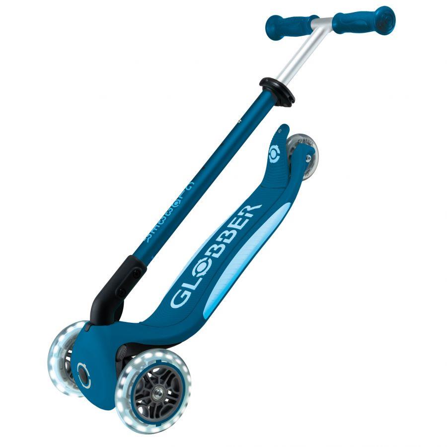 GLOBBER PRIMO FOLDABLE PLUS LIGHT - PETROL BLUE-PASTEL BLUE IDD439-601
