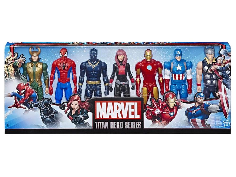 HASBRO AVENGERS TITAN HEROES MULTIPACK 7 PERSONAGGI 30 CM.