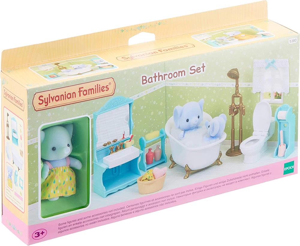 SYLVANIAN FAMILIES ACCESSORI BAGNO ED ELEFANTINA 5380