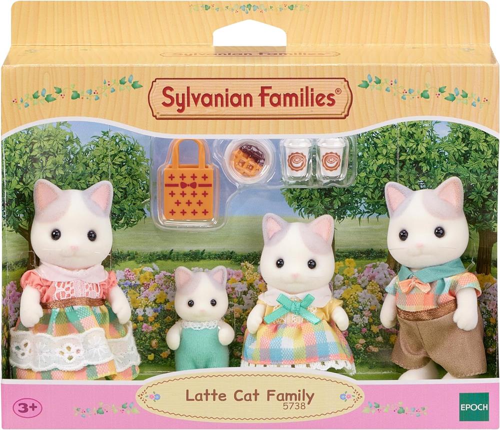 SYLVANIAN FAMILIES FAMIGLIA GATTO LATTE 5738