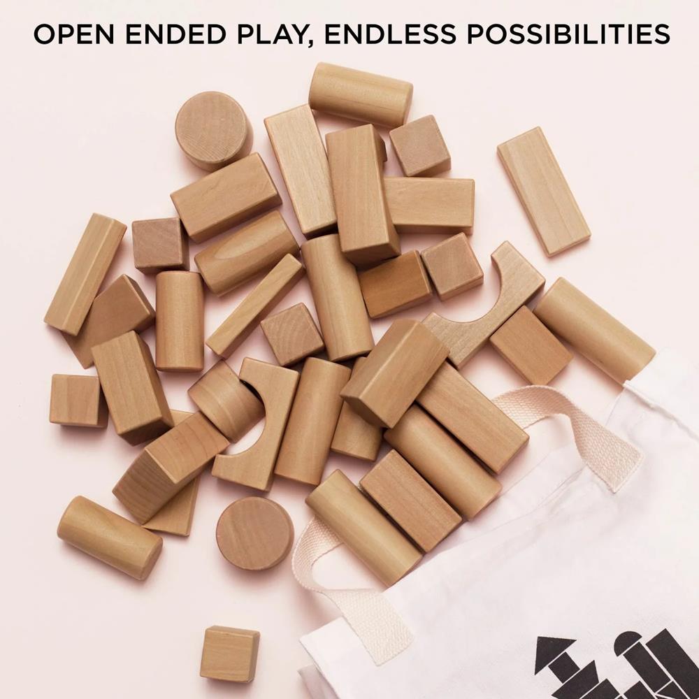 LE TOY VAN SET BLOCCHI DA COSTRUZIONE IN LEGNO NATURALE PL5000