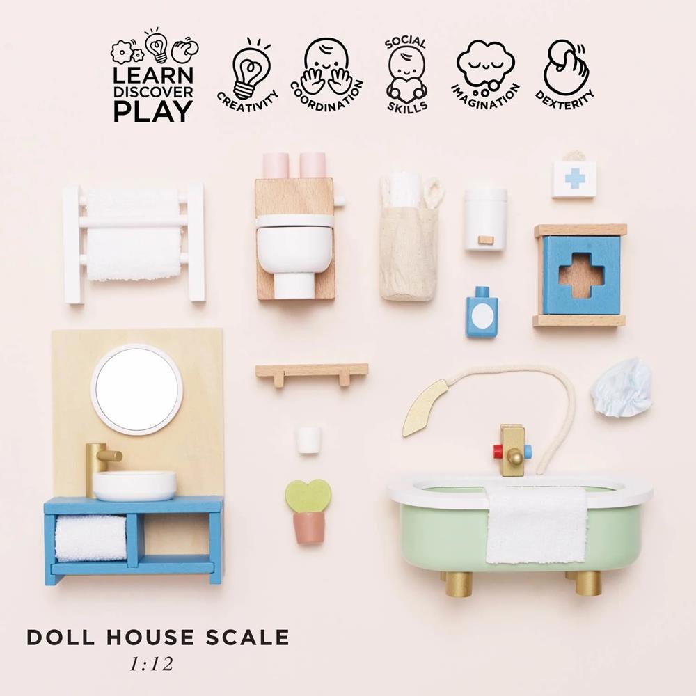 LE TOY VAN SET DA BAGNO DAISYLANE - 19 PZ ME060
