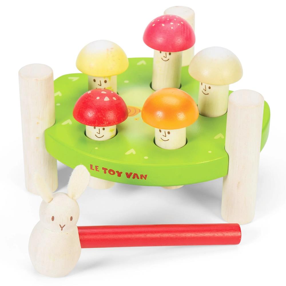 LE TOY VAN GIOCO MARTELLO E FUNGHETTI ''MR MUSHROOM'' PL092