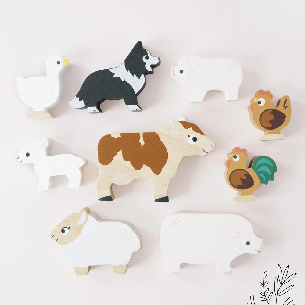 LE TOY VAN ANIMALI DELLA FATTORIA IMPILABILI PL141