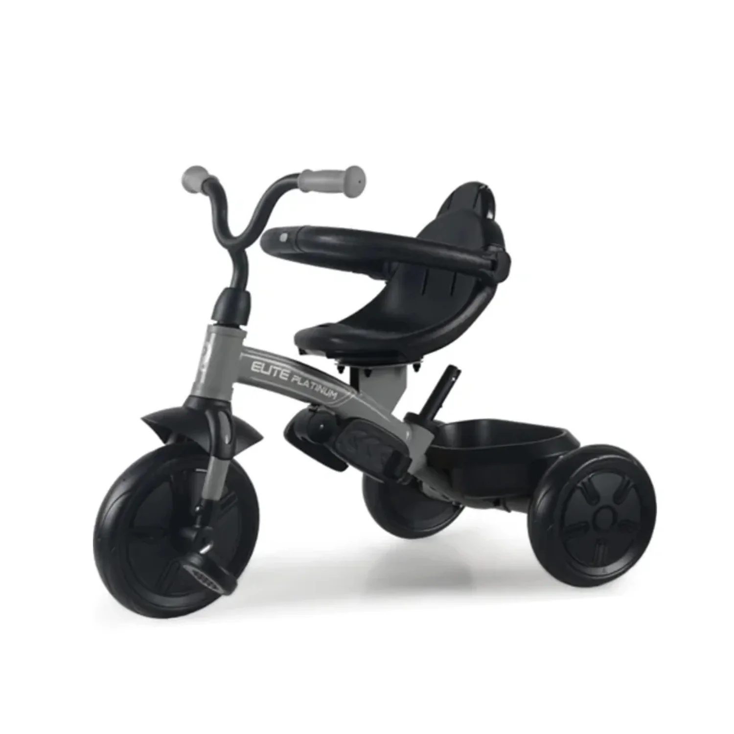 QPLAY TRICYCLE ELITE PLATIN 6IN1 360 GRAY