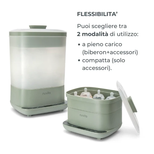 NUVITA STERILIZZATORE CON ASCIUGATURA 2 IN 1 STERIDRY 1088