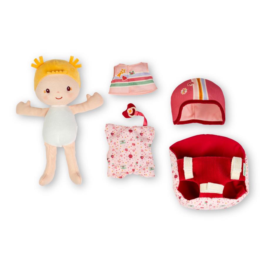 LILLIPUTIENS BAMBOLA DI STOFFA LENA E SEGGIOLINO PER BICI 83633 LILLIPUTIENS BAMBOLA DI STOFFA LENA E SEGGIOLINO PER BICI 83633