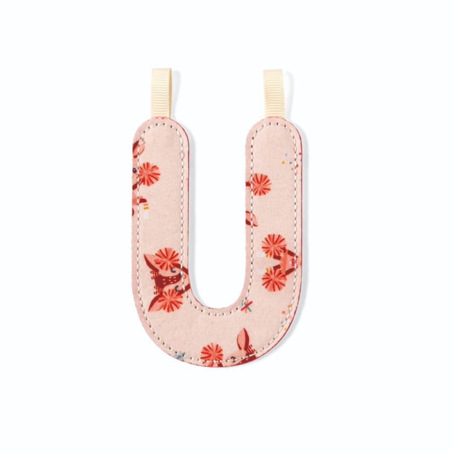 LILLIPUTIENS LETTERA U IN TESSUTO FOSFORESCENTE REVERSIBILE 83884