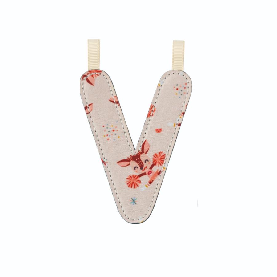 LILLIPUTIENS LETTERA V IN TESSUTO FOSFORESCENTE REVERSIBILE 83885 LILLIPUTIENS LETTERA V IN TESSUTO FOSFORESCENTE REVERSIBILE 83885