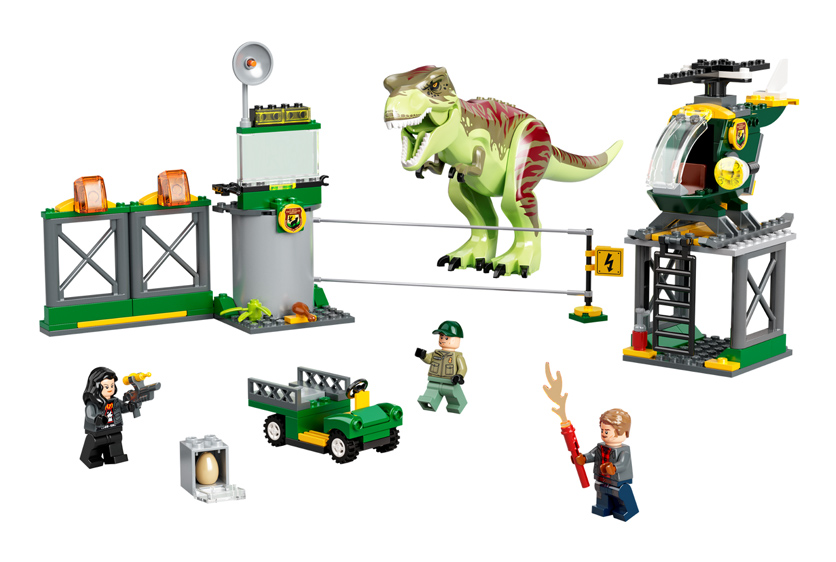 LEGO JURASSIC WORLD LA FUGA DEL T-REX 76944