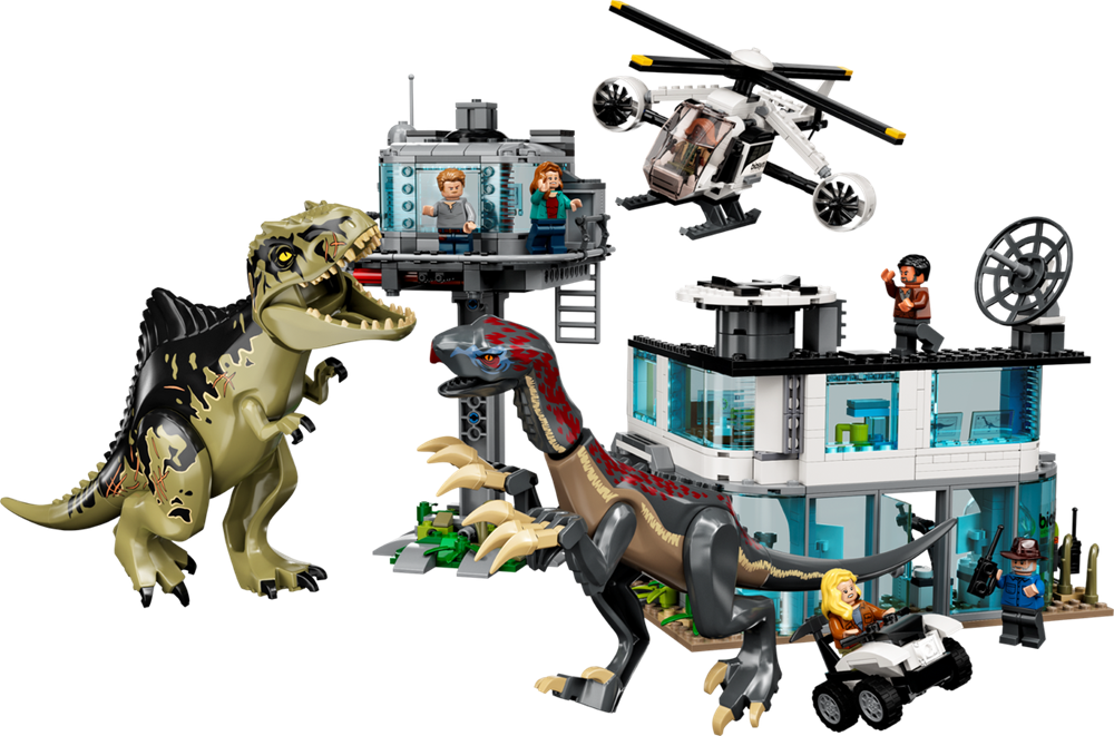 LEGO JURASSIC WORLD L’ATTACCO DEL GIGANOTOSAURO E DEL TERIZINOSAURO 76949