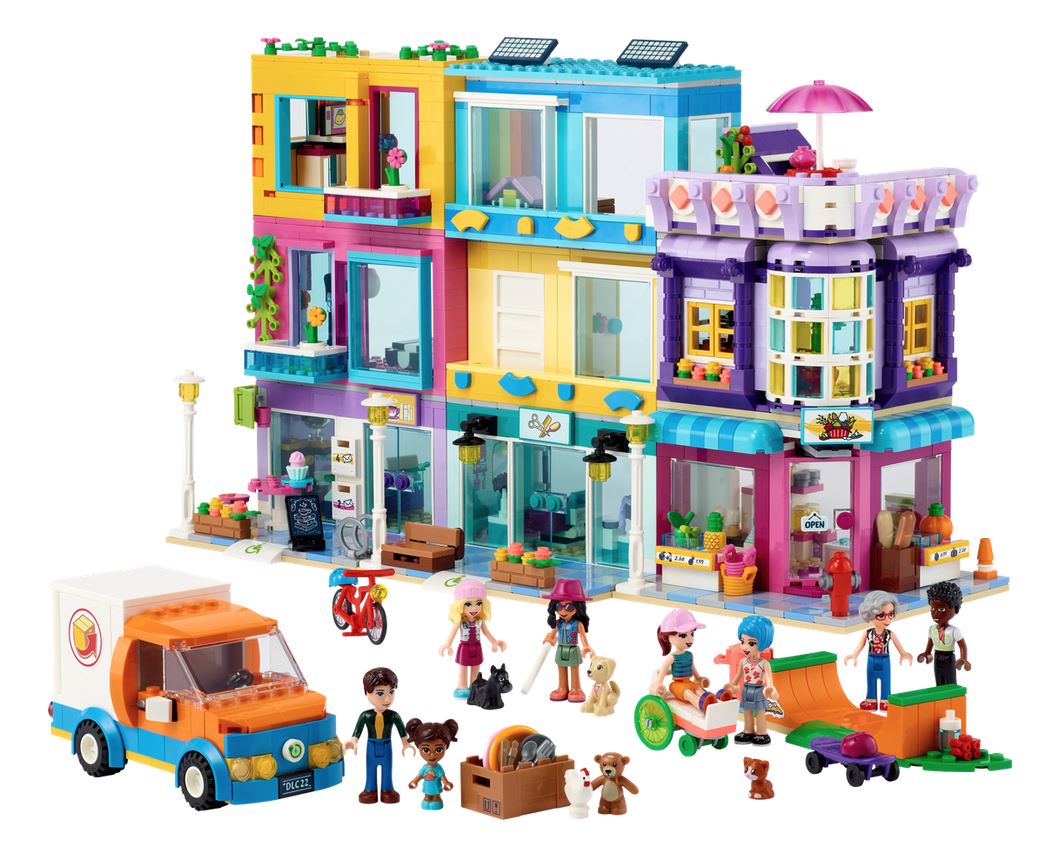 LEGO FRIENDS EDIFICIO DELLA STRADA PRINCIPALE 41704