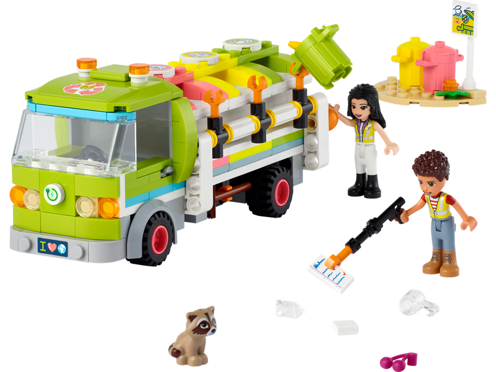 LEGO FRIENDS CAMION RICICLAGGIO RIFIUTI 41712