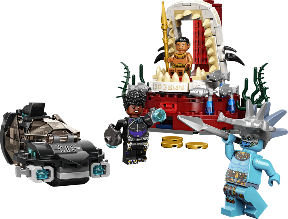 LEGO MARVEL BLACK PANTHER LA STANZA DEL TRONO DI RE NAMOR 76213