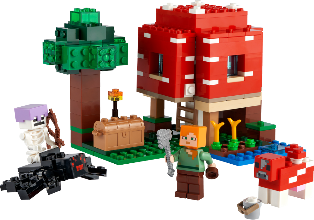 LEGO MINECRAFT LA CASA DEI FUNGHI 21179