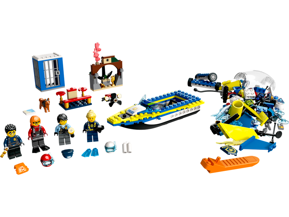 LEGO CITY MISSIONI INVESTIGATIVE DELLA POLIZIA MARITTIMA 60355