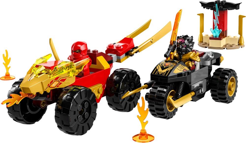 LEGO NINJAGO BATTAGLIA SU AUTO E MOTO DI KAI E RAS 71789