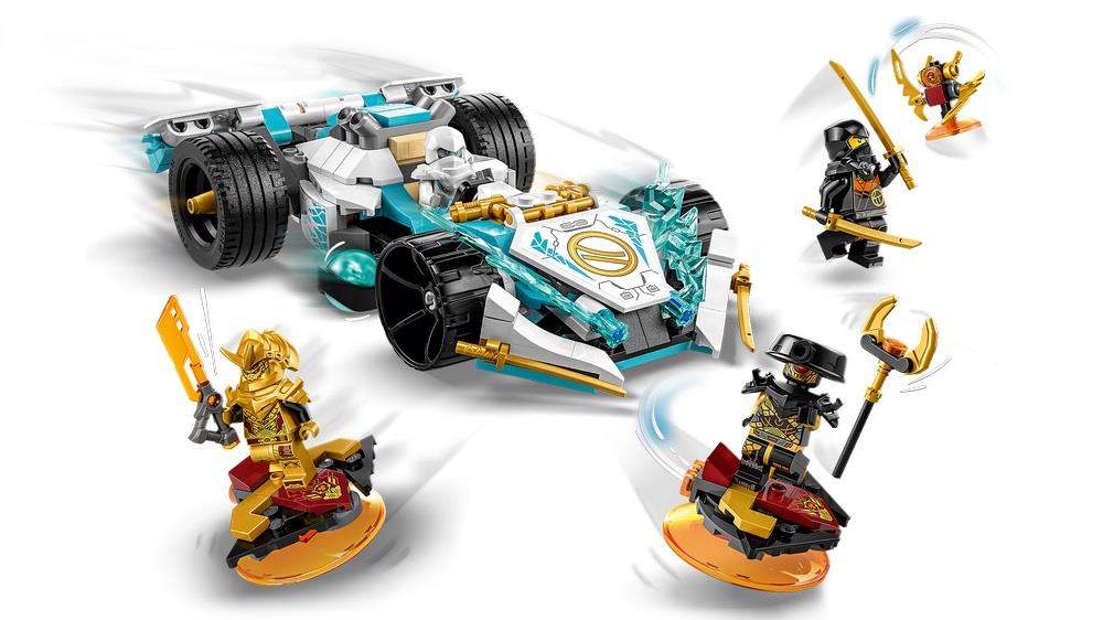 LEGO NINJAGO AUTO DA CORSA SPINJITZU DRAGON POWER DI ZANE 71791