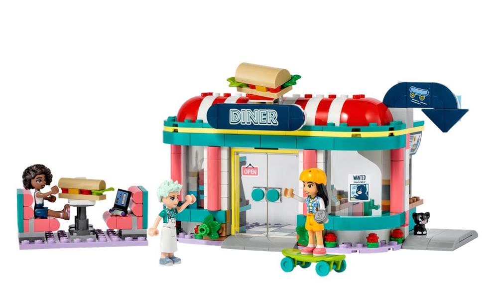 LEGO FRIENDS RISTORANTE NEL CENTRO DI HEARTLAKE CITY 41728