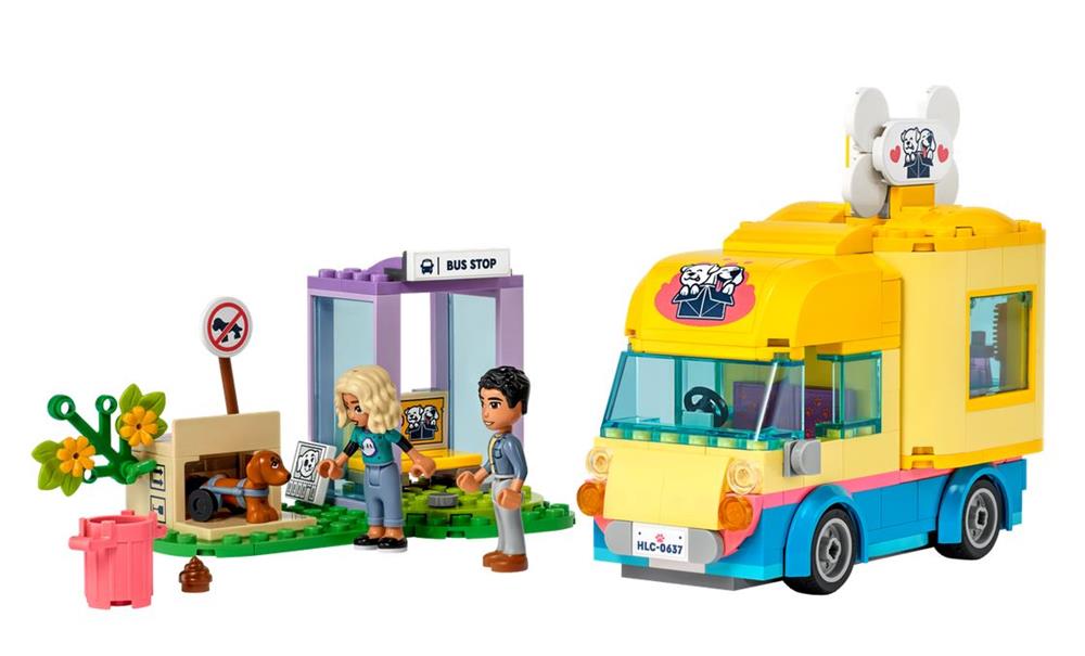 LEGO FRIENDS FURGONE DI SOCCORSO DEI CANI 41741