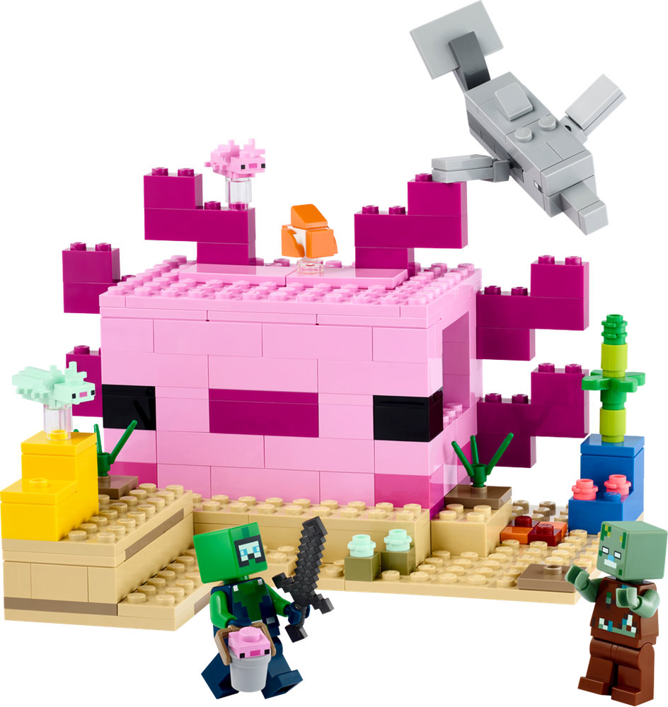 LEGO MINECRAFT LA CASA DELL’AXOLOTL 21247