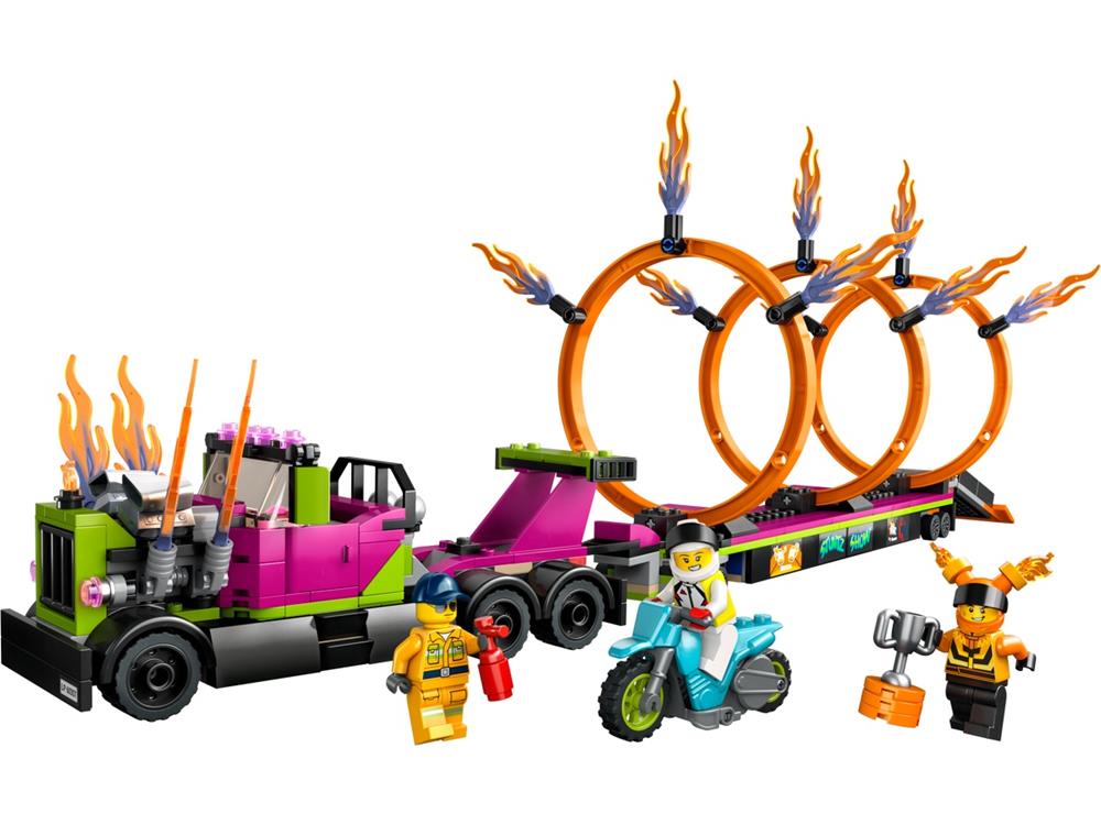 LEGO CITY STUNTZ STUNT TRUCK: SFIDA DELL’ANELLO DI FUOCO 60357