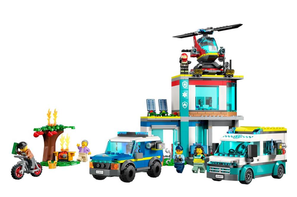 LEGO CITY QUARTIER GENERALE VEICOLI D’EMERGENZA 60371