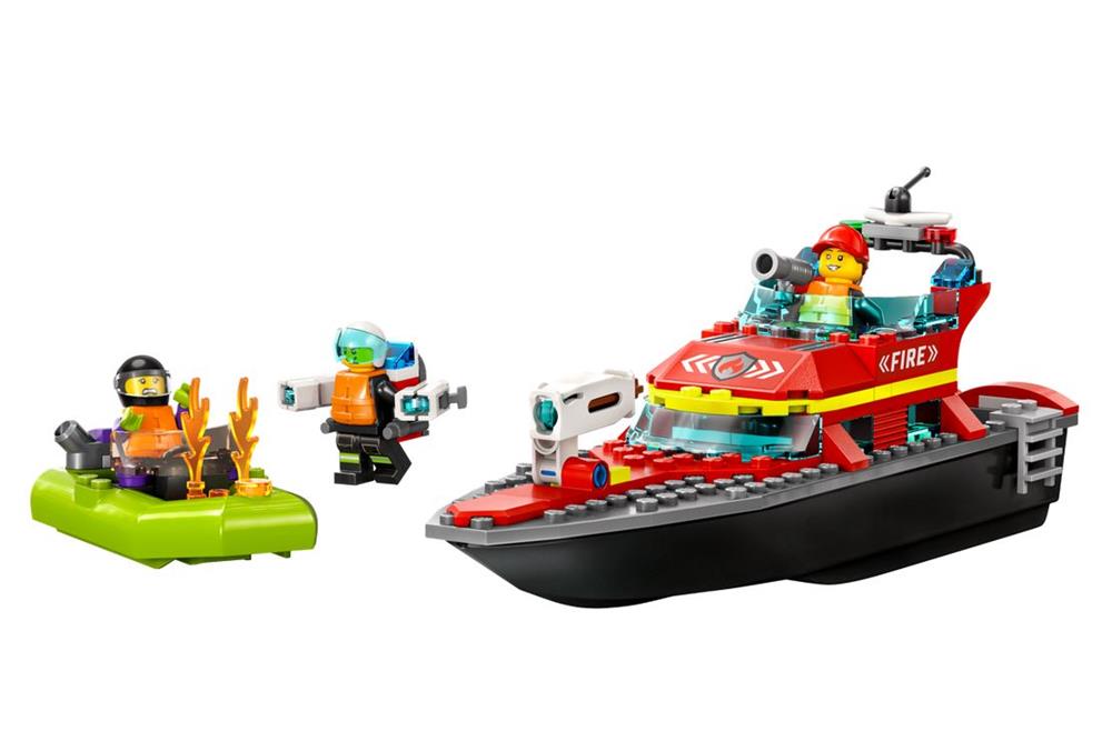 LEGO CITY BARCA DI SOCCORSO ANTINCENDIO 60373