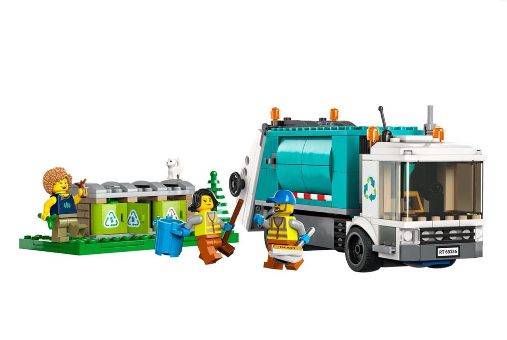 LEGO CITY CAMION PER IL RICICLAGGIO DEI RIFIUTI 60386