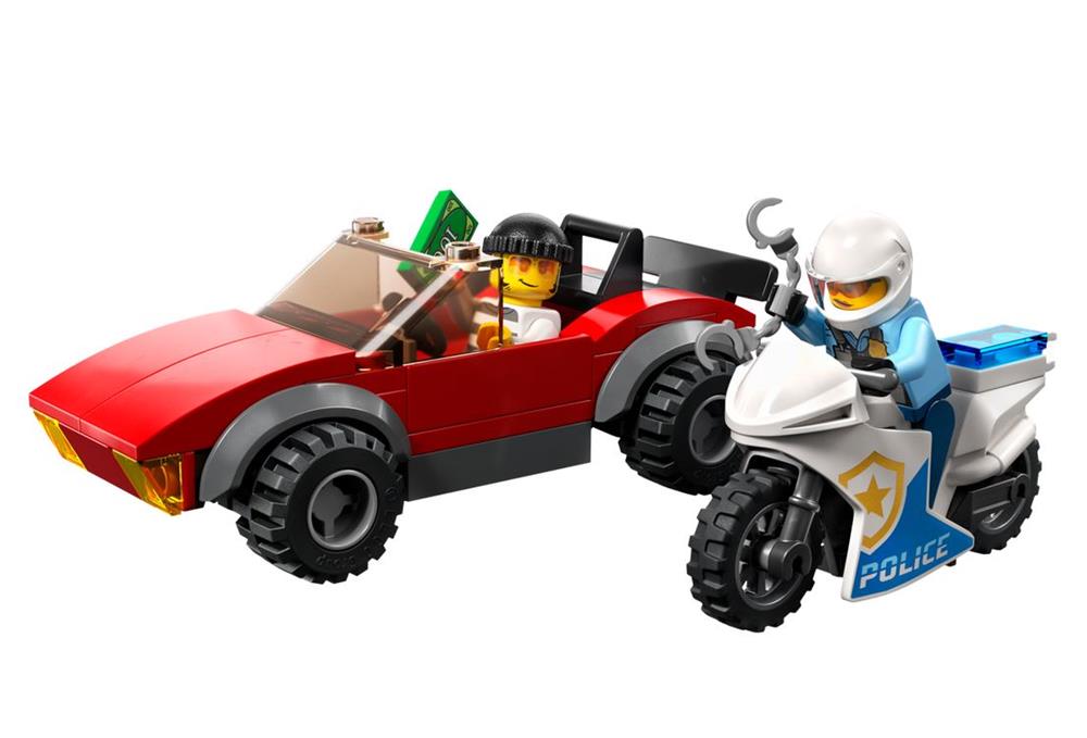 LEGO CITY INSEGUIMENTO SULLA MOTO DELLA POLIZIA 60392