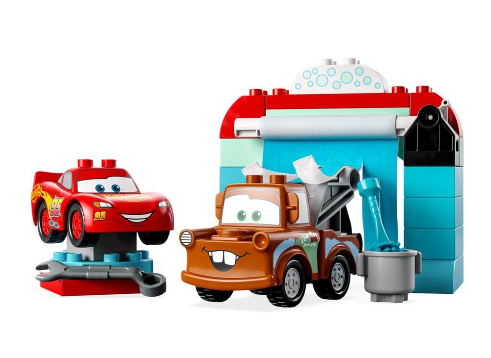 LEGO DUPLO DISNEY DIVERTIMENTO ALL’AUTOLAVAGGIO CON SAETTA MCQUEEN E CRICCHETTO 10996